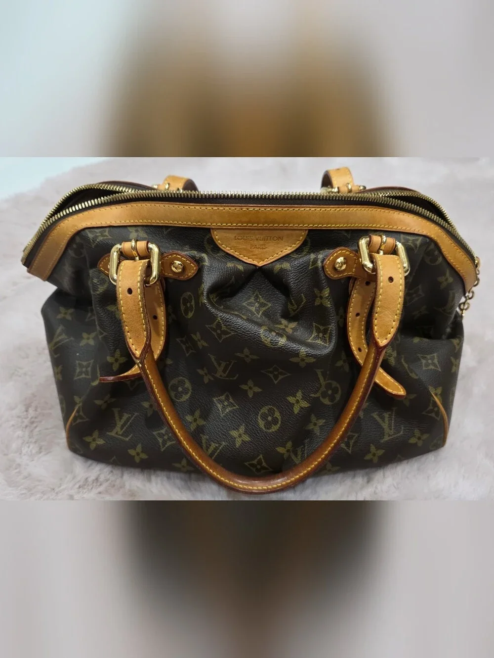 Louis Vuitton Monogram Canvas Brown Tote Bag -
